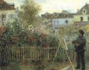 Monet Painting in his Garden Pierre-Auguste Renoir